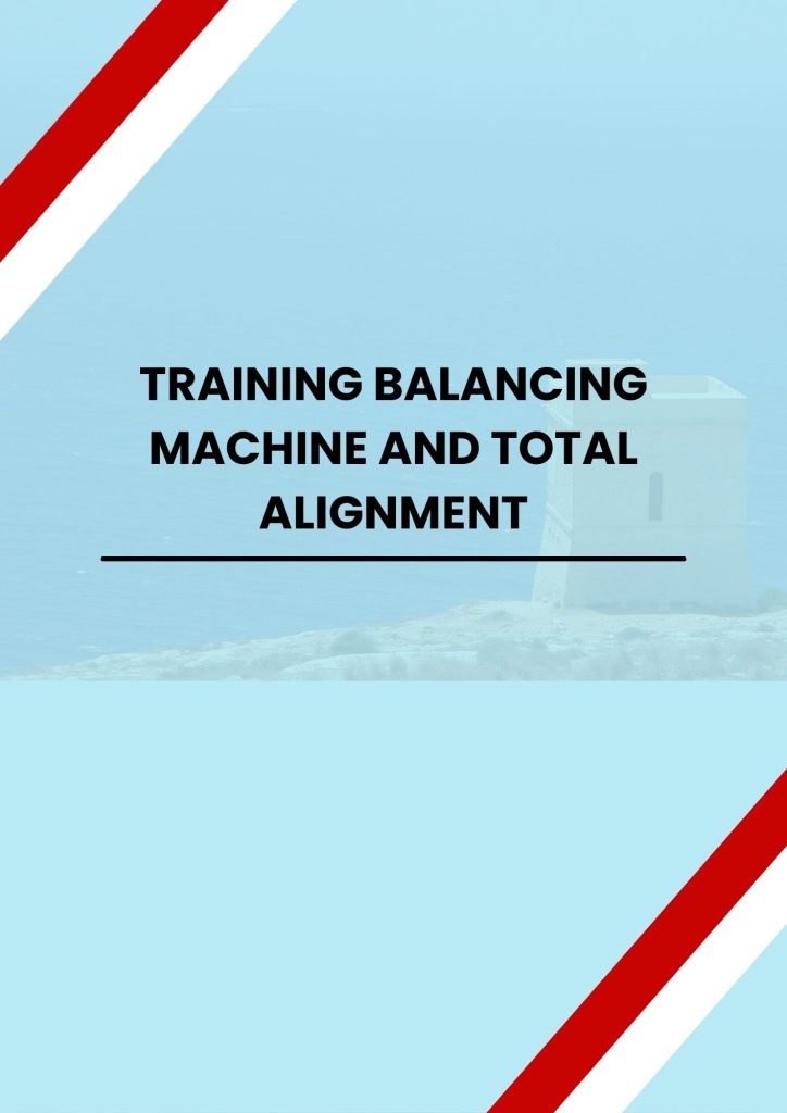 pelatihan BALANCING MACHINE AND TOTAL ALIGNMENT online