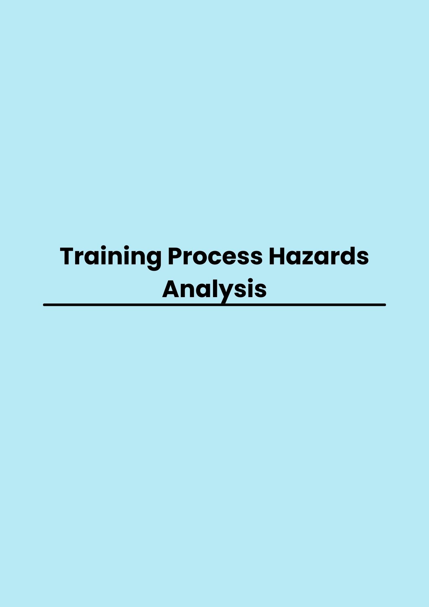 pelatihan Process Hazard Analysis di jakarta