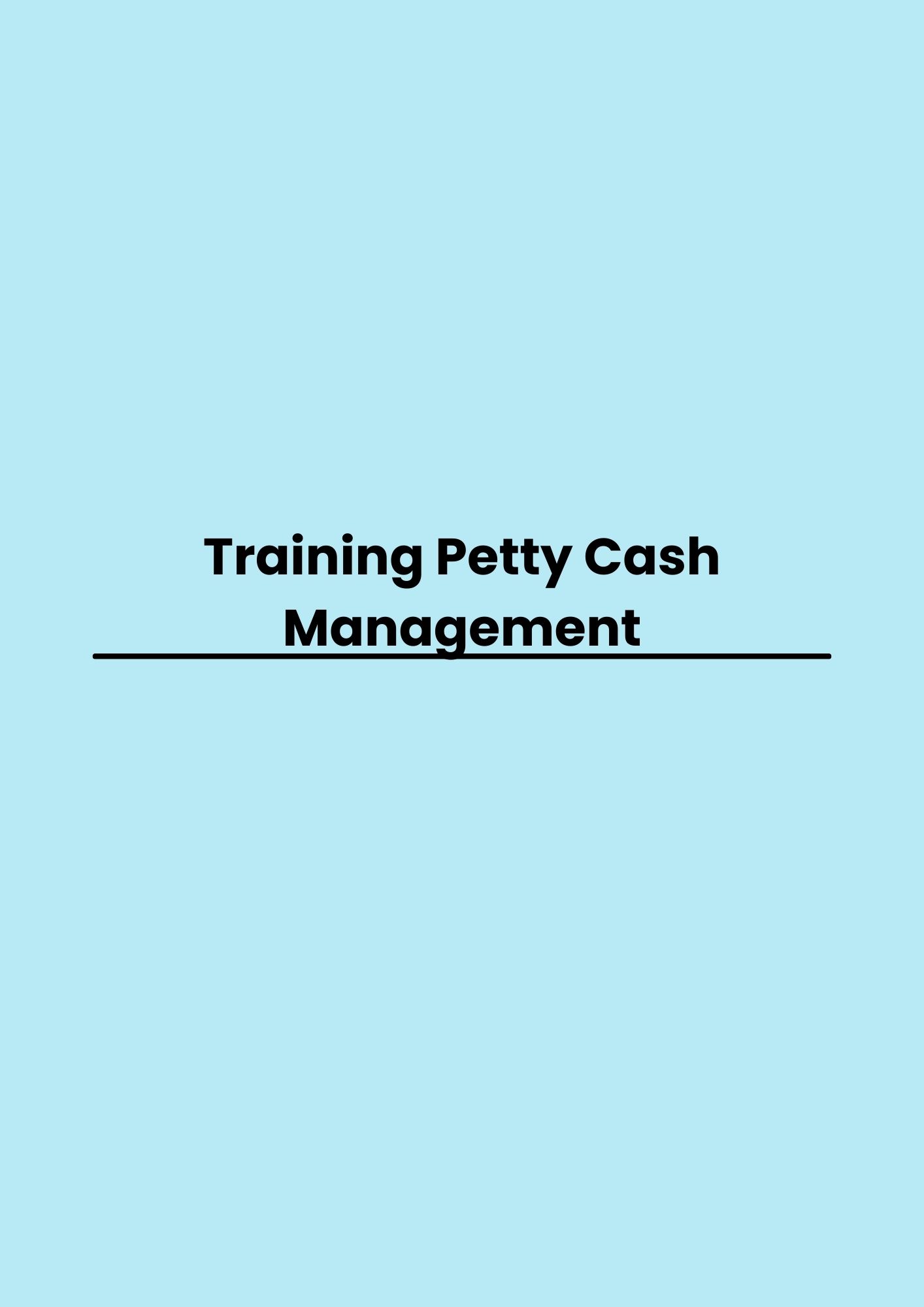 Training Petty Cash Management pelatihan Petty Cash Management di jakarta