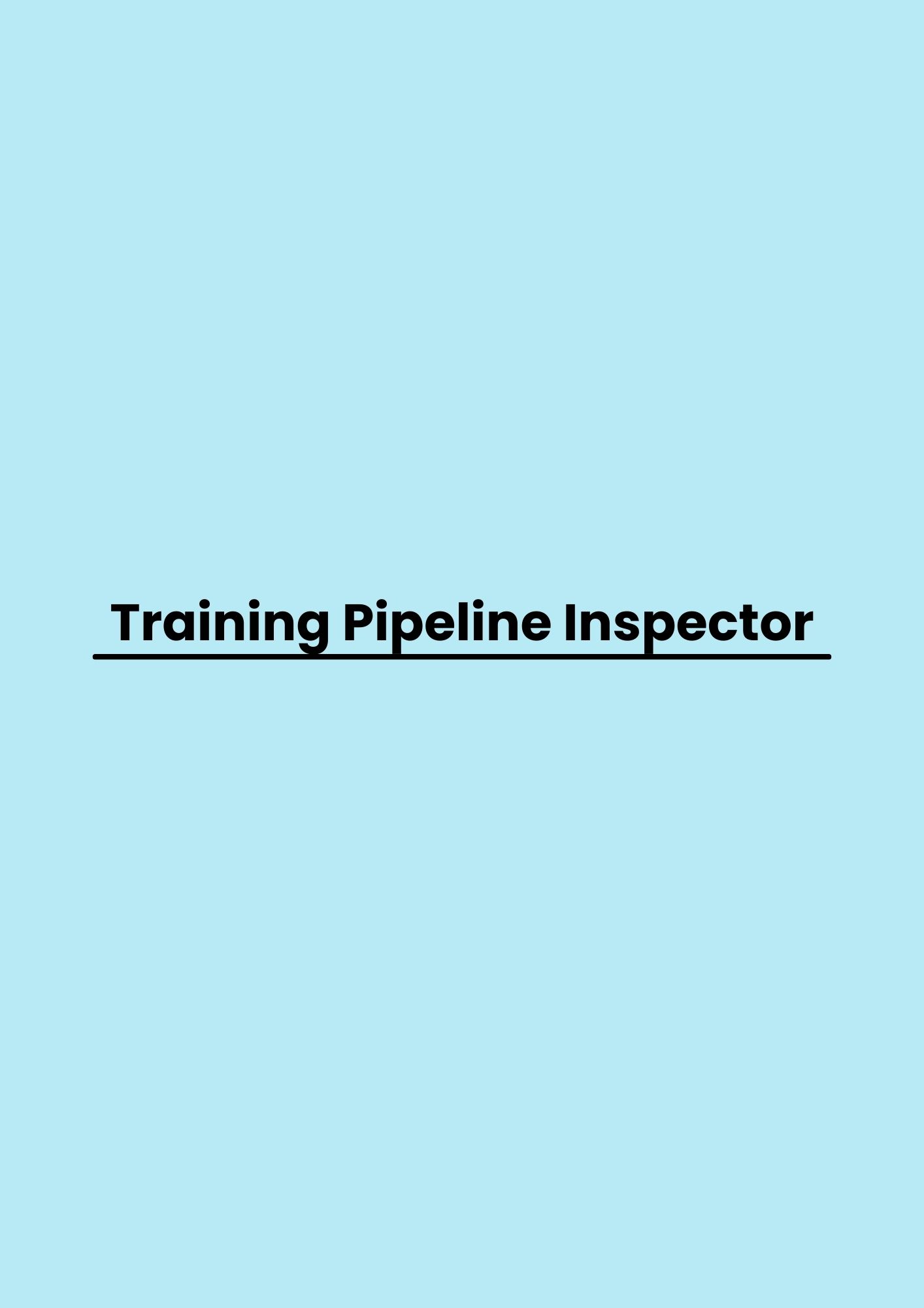 pelatihan Pipeline Inspector di jakarta