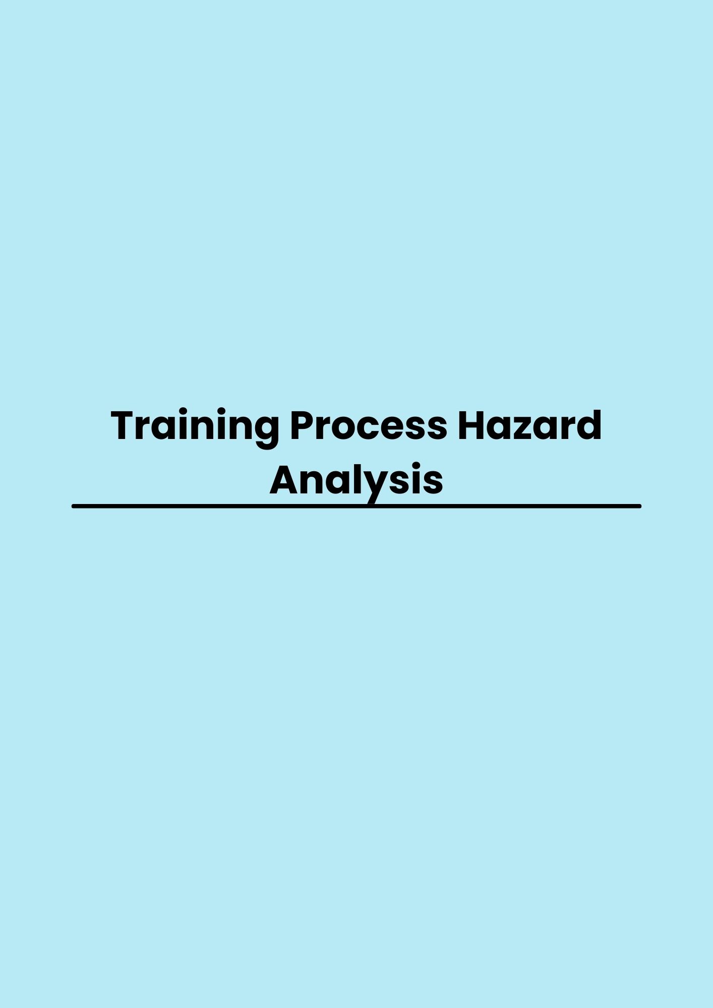 pelatihan Process Hazard Analysis di jakarta