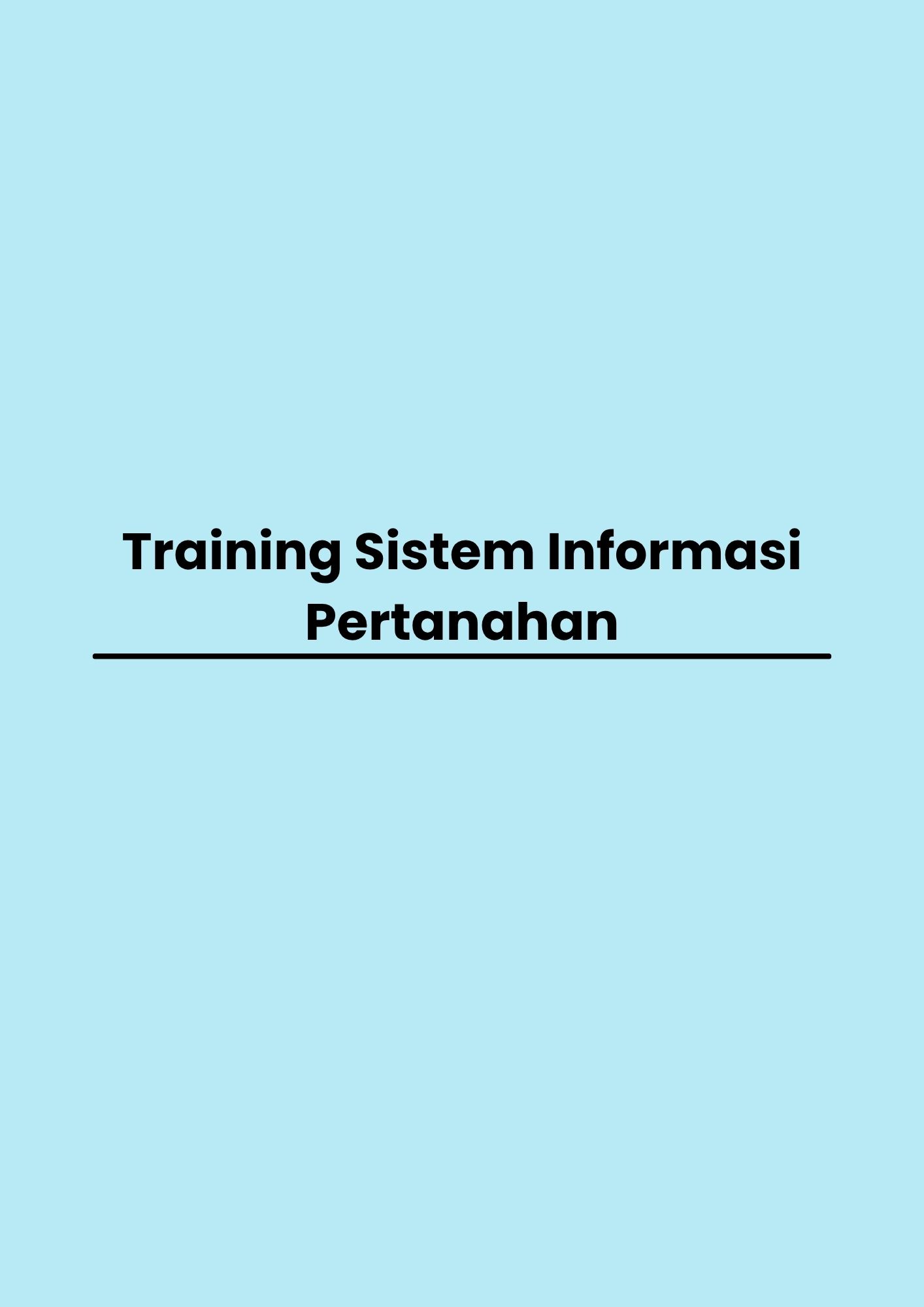 Training Sistem Informasi Pertanahan pelatihan Sistem Informasi Pertanahan di jakarta