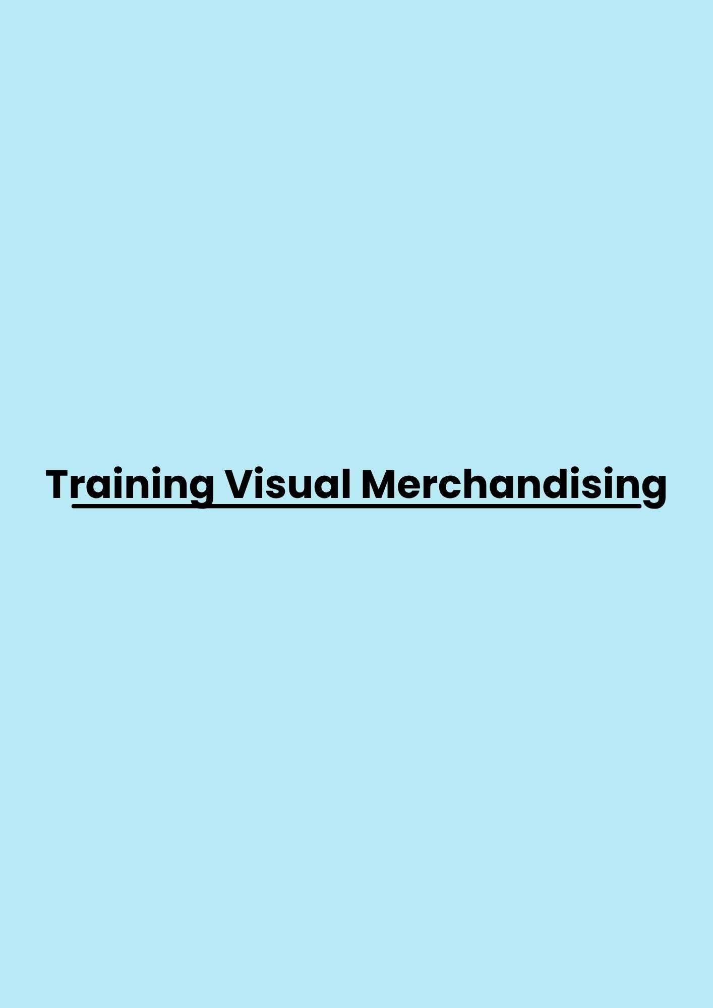 pelatihan Visual Merchandising di jakarta