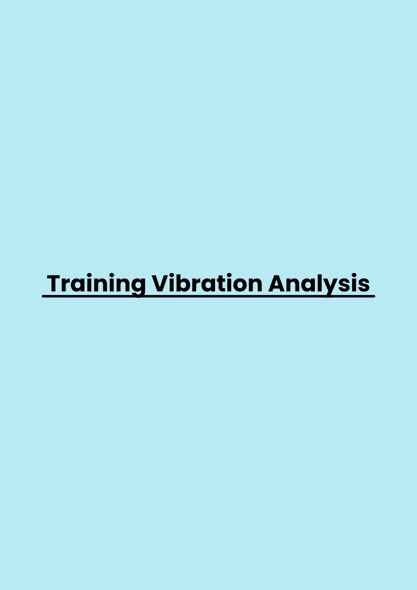 pelatihan Vibration Analysis di jakarta
