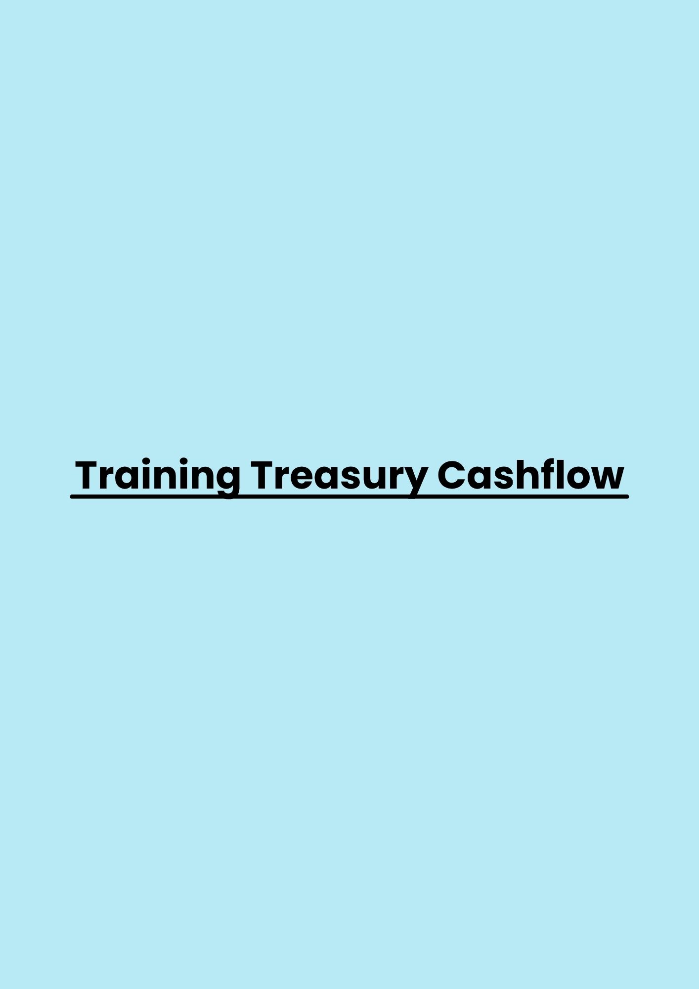 pelatihan Treasury Cashflow di jakarta
