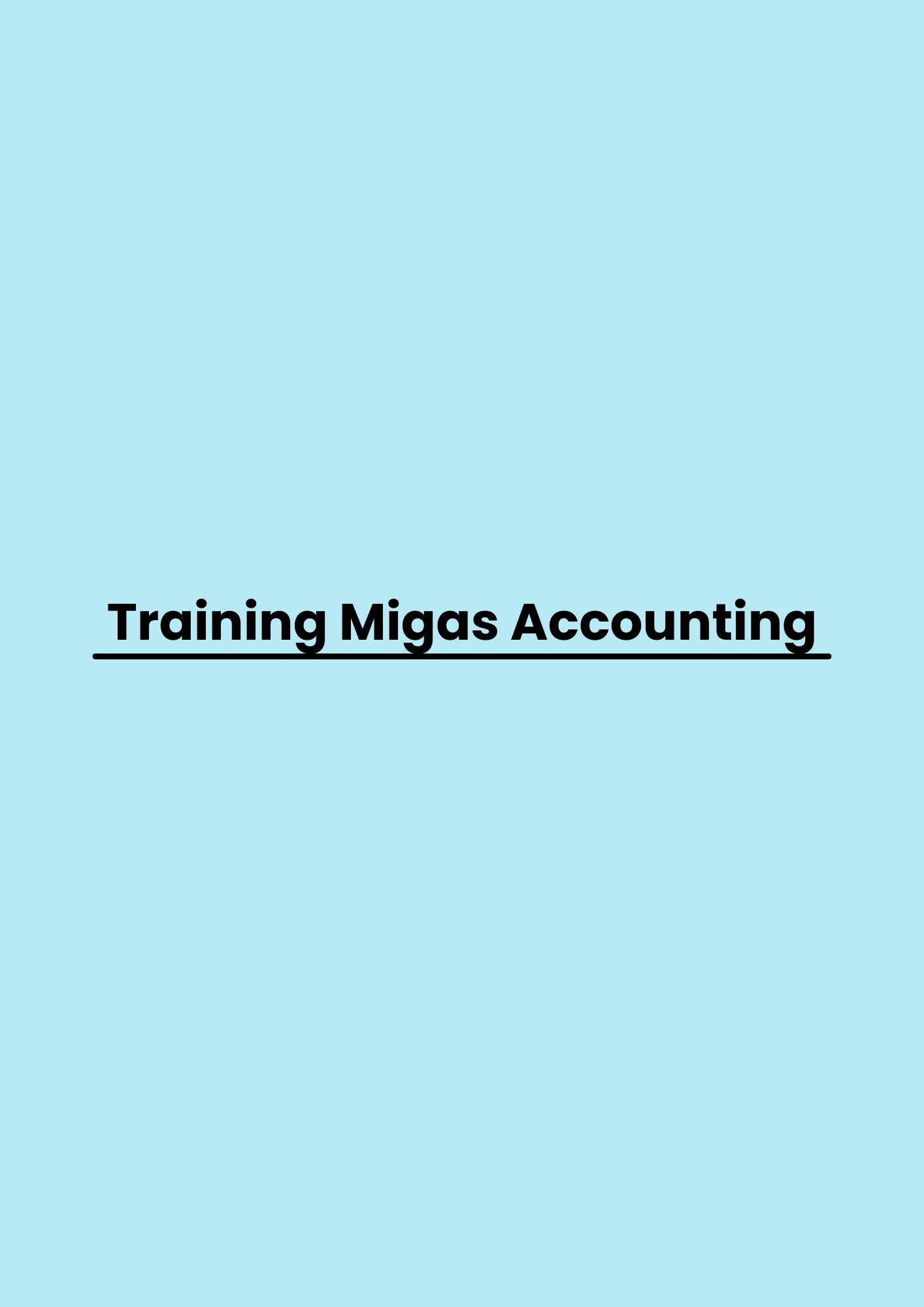 Training Migas Accounting pelatihan Migas Accounting di jakarta