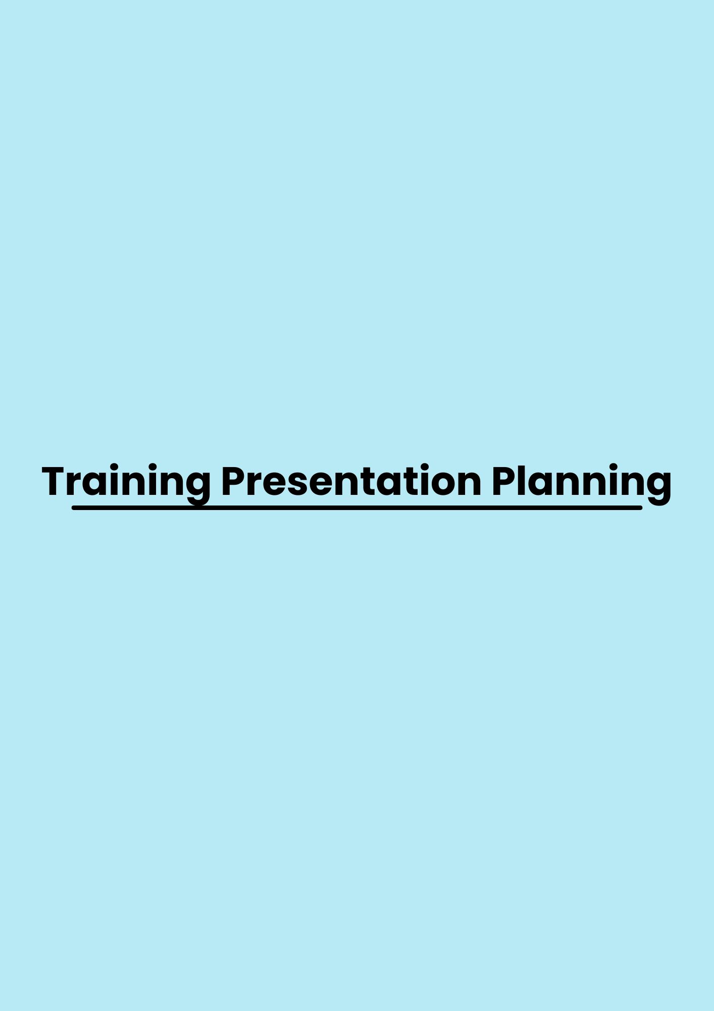 pelatihan Presentation Planning di jakarta