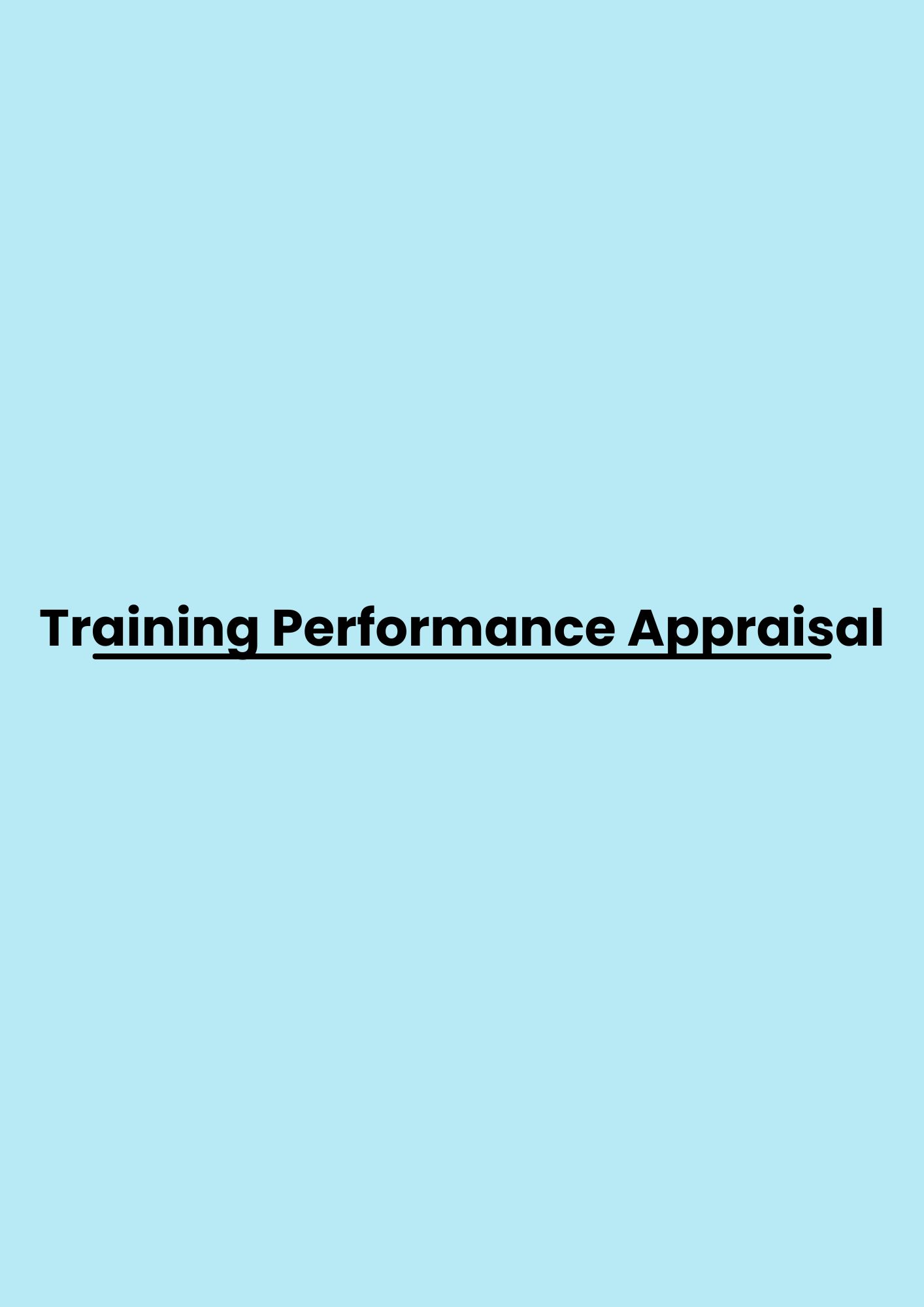 pelatihan Performance Appraisal di jakarta