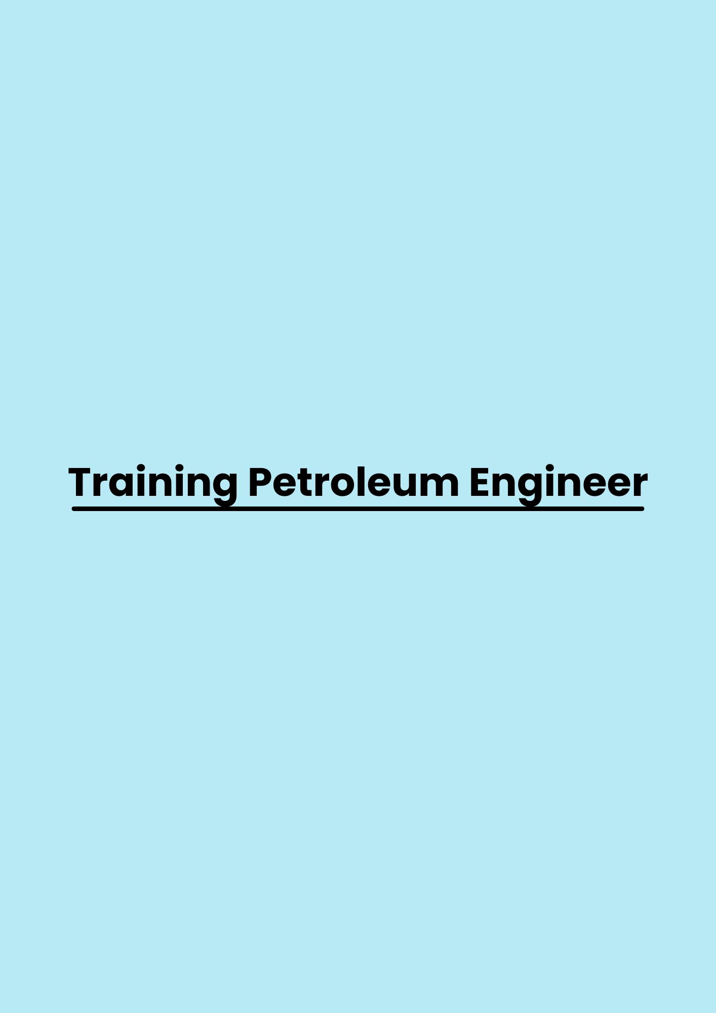 pelatihan Petroleum Engineer di jakarta