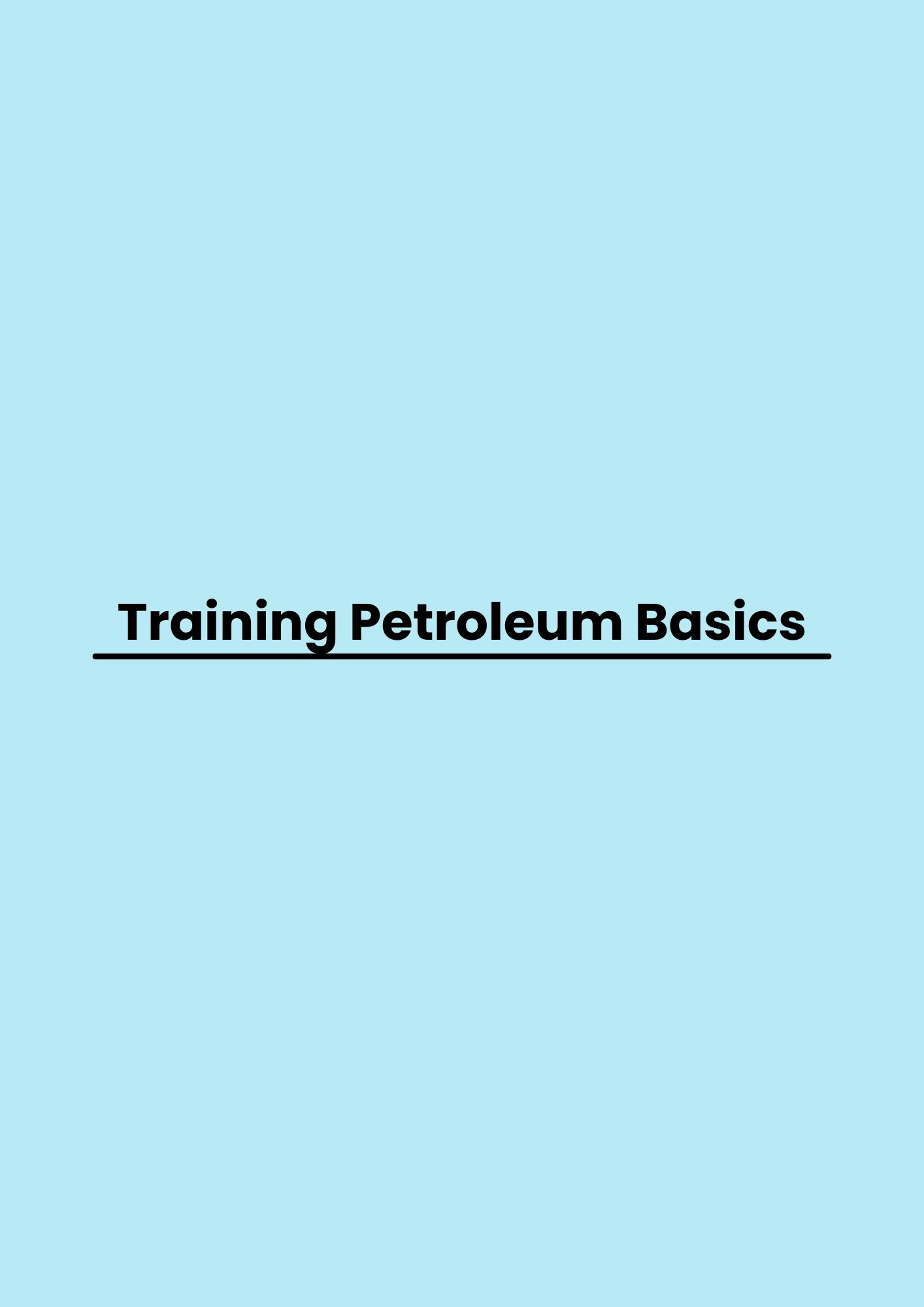 Training Petroleum Basics pelatihan Petroleum Basics di jakarta