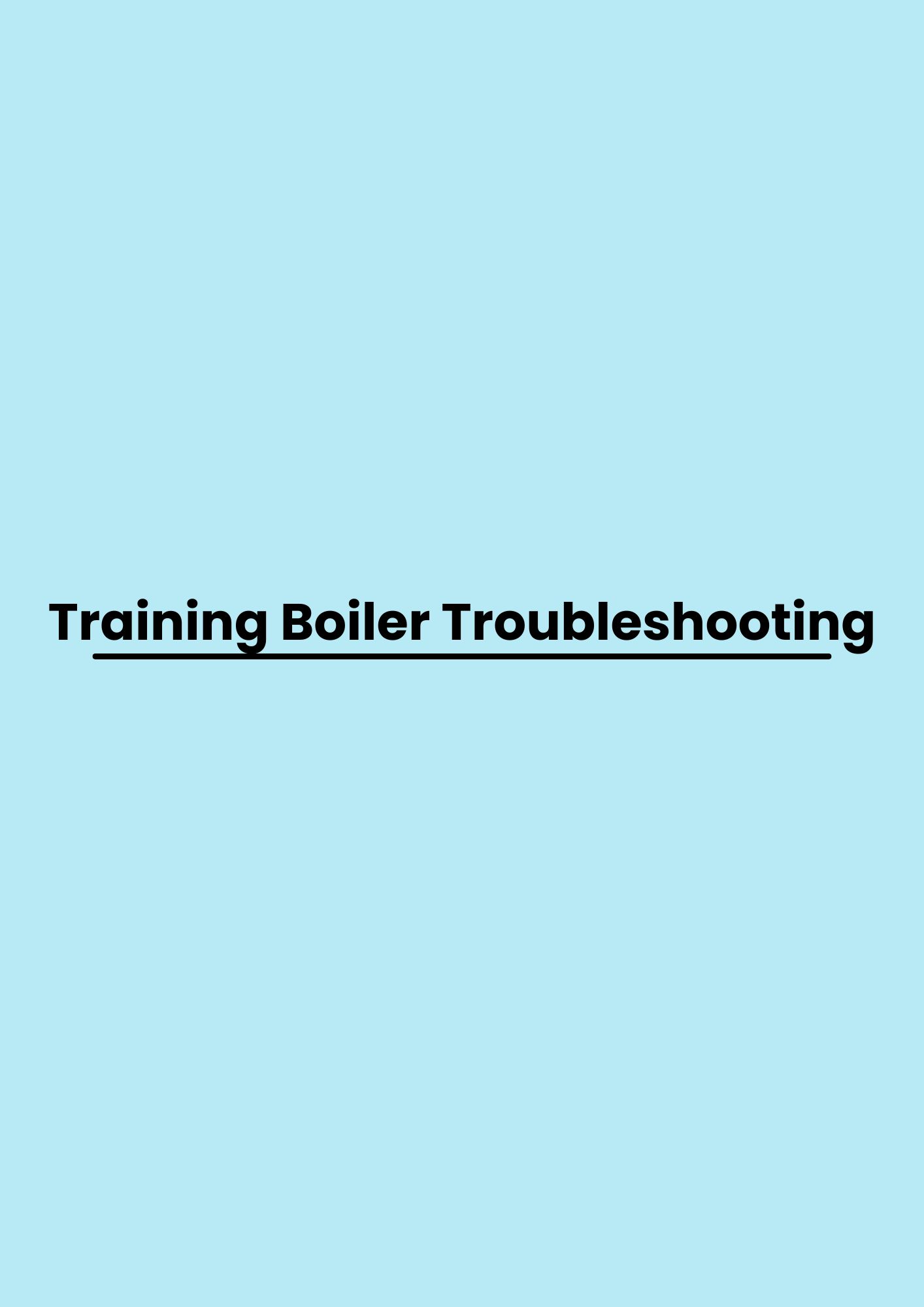 pelatihan Boiler Troubleshooting di jakarta