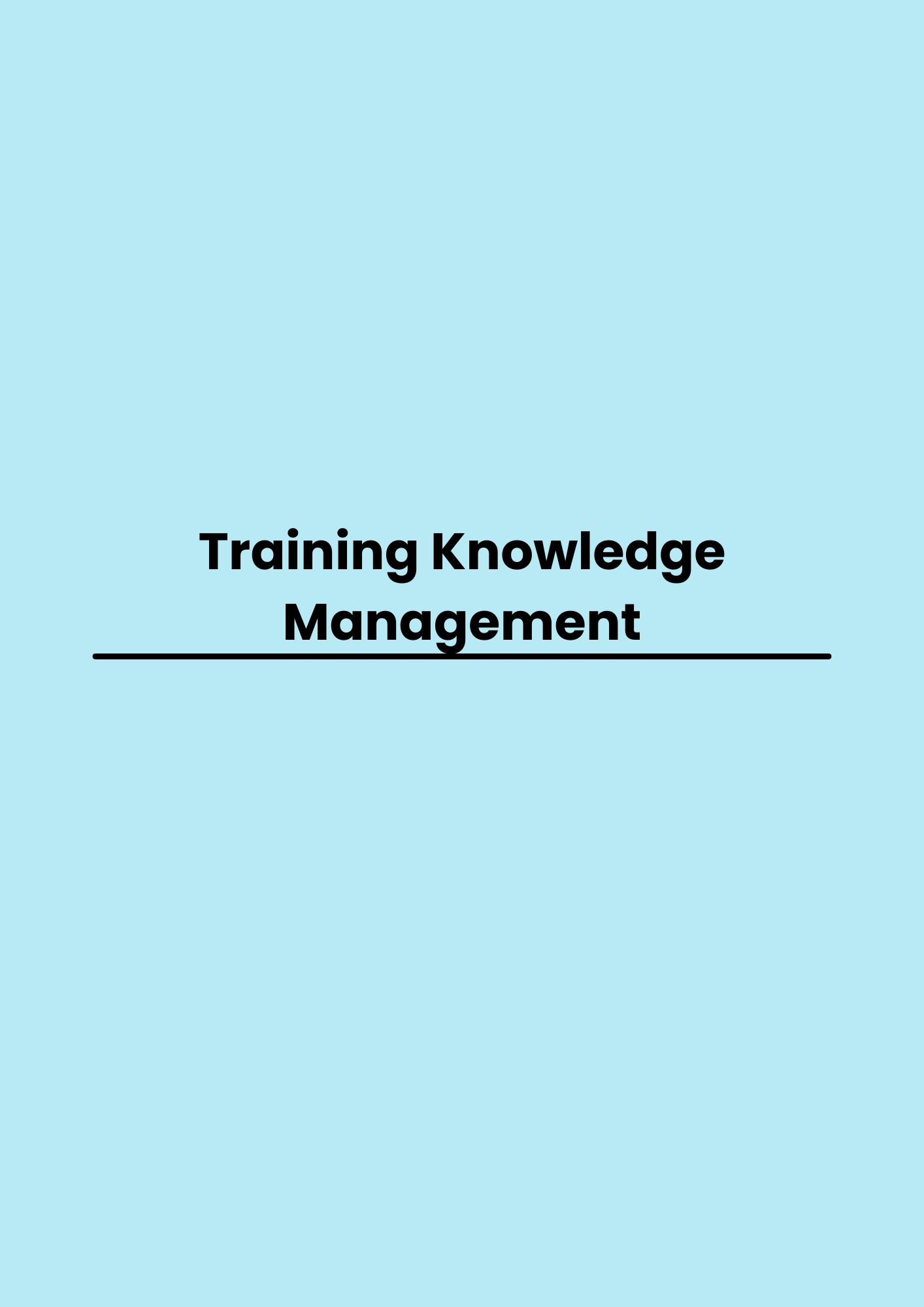 pelatihan Knowledge Management di jakarta